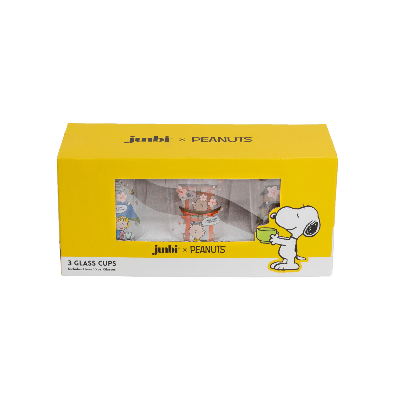 Peanuts Glass Cup Set – Junbi