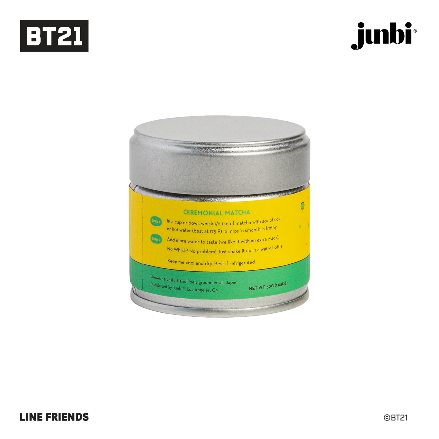 Junbi meets BT21 Ceremonial Matcha Tin (30g) Junbi meets BT21 Ceremonial Matcha Tin (30g)